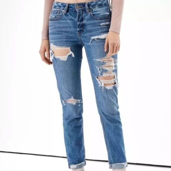 American Eagle Outfitters Denim - American Eagle Tomgirl Women's Blue Jeans